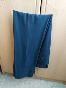 Pánský modrý oblek - 2