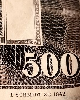 Konvolut protektorátních bankovek 5,- až 5oo,-Koru - 2