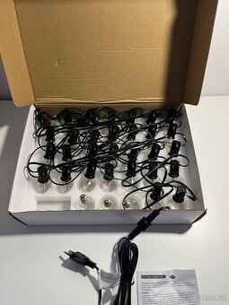 Led žárovkový řetěz 12 m - 2
