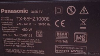 OLED 65" TV PANASONIC TX-65HZ1000E - 2