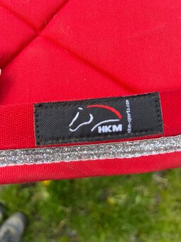 podsedlová dečka HKM - ROMY - červená - 2