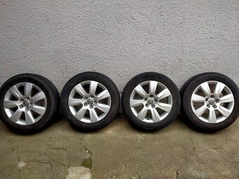 Alu kola originál Audi, 7J x r17, 5x112, ET 34, Letní pneu - 2