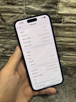 iPhone 14 Pro Max 128GB Space Black, baterie 84%, DPH - 2