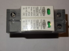 DC Svodič přepětí pro FVE panely bleskojistka ochrana 600V - 2