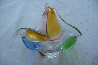 Hutní sklo - košiček - František Zemek - Rapsody stav fota - 2