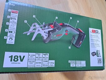 Aku pilka na větve BOSCH AGS Keo 18V set - 2