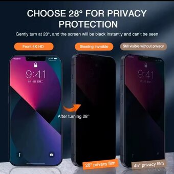 Matné ochrané sklo na všechny iPhone - 2