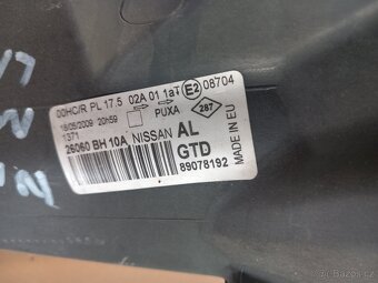 Levé přední světlo pro Nissan NOTE 1/2009-2013 - 2