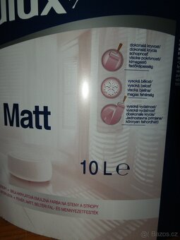 Malířská barva Dulux Acryl matt 10 l bílá - 2