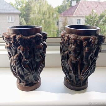 Vazy inspirovane Lalique - Bacchantes - 2