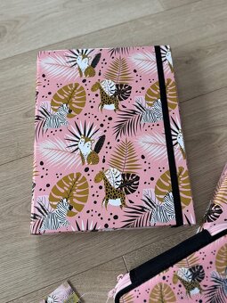 Školní set pro holky, holčičí, desky A4, A5, penál - 2