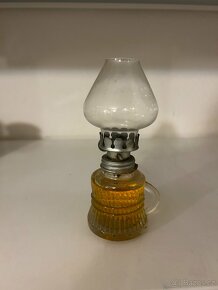 Bambusová pochodeň, louč a petrolejová lampa malá - 2