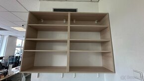 2x Dřevěná police 100x70x30 - 2