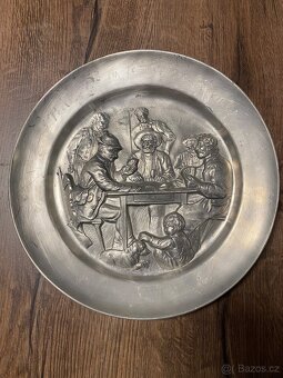 Staré Německé ozdobné talíře a vázičky - 2