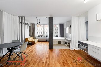 Pronájem, byty/2+kk, 42.8 m2, Švédská 1010/15, Smíchov, 1500 - 2