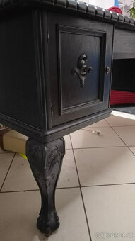 Starožitný stůl+2 židle a skleník - 2