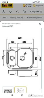 Dřez Novaservis nerez DR49/62 - 2