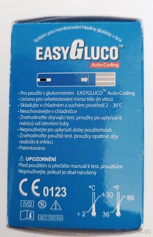 Testovací proužky EasyGluco - 2
