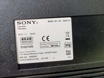Sony Bravia KD-49XE7077 veškeré díly - 2