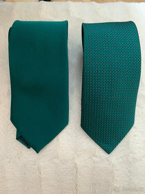 Tmavě zelené kravaty, různé odstíny - 2