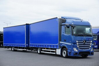 Mercedes-Benz Actros 1833 - tandemová velkoobjemová souprava - 2