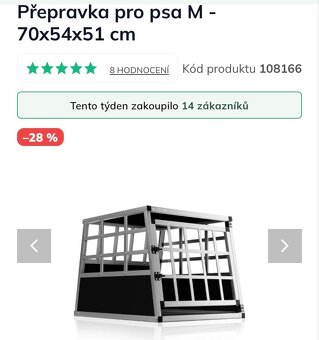 Přepravní klec pro psy - 2