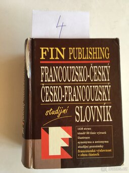 Slovníky, učebnice- francouzské, španělské, italské, němec - 2