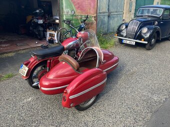 Jawa 250/353+side Velorex r.v. 1960 - 2