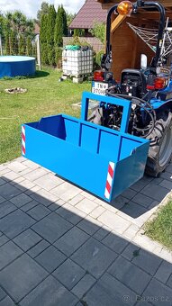 Transportní box hydraulicky sklápateľný za malotraktor - 2