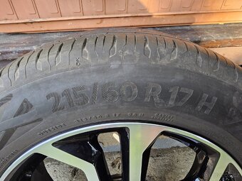 Alu kola Dezent 17 " letní pneu Continental - 2