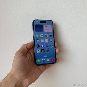 APPLE IPHONE 15 PRO 128GB ČERNÝ TITAN-BATERIE 98%-ZÁRUKA - 2