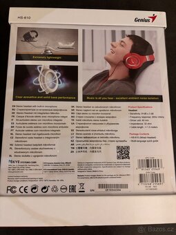 Sluchátka Genius HS-610 - nepoužité - 2