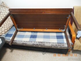 Konferenční stůl - masiv borovice - 2