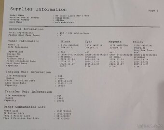 Tiskárna HP Color Laser MFP 178nw v záruce - 2