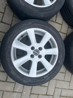 4x litá kola BORBET 4x98 R16, letní pneu 50 % - 2