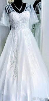 Svatební šaty MOON s rukávy - 2