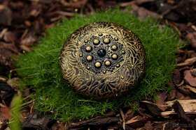 Mandala "Gold-Black" DotArt, akryl - 2