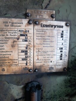 Ekcentrický lis 40tun - 2