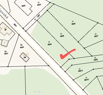 Stavební pozemek 1298m2 - 2
