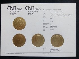 Certfikáty 2018, 2019 oběžné 20Kč - 2