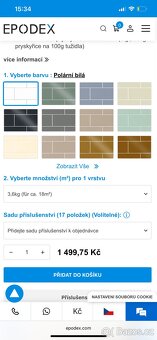 Barva na obklady EPODEX polární bílá - 2