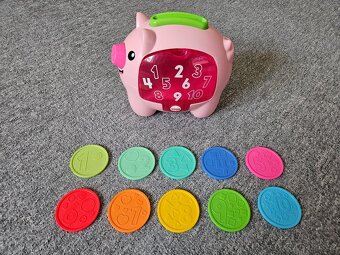 Fisher Price prasátko, tvary a kroužky a jiné - 2