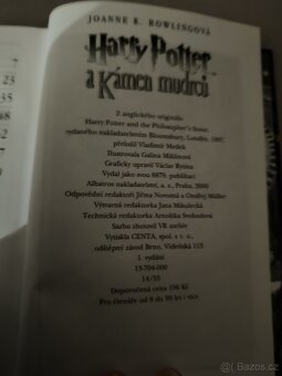 1.vydani Harryho Pottera a Kámen mudrců pro sberatele - 2