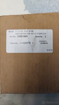 Manometr UDR 100 – 0 až 10 bar, G1/2" - 2