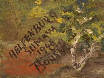 Obraz Helfenburg Boušík, olej na plátně 38x50 - 2