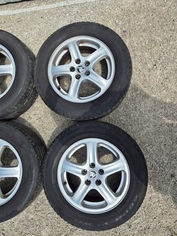 Alu kola Octavia 1 original,5x100R15,pneu Good Year 4x - 2