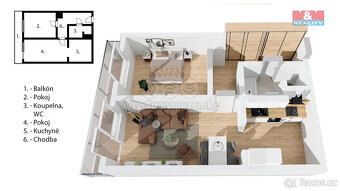 Prodej bytu 2+kk, 39 m², Praha, ul. Sáňkařská - 2
