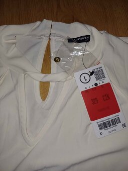 Dámská společenská halenka nová, Orsay, vel L - 2