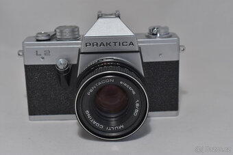 PRAKTICA L2 + PENTACON 50/1,8 MC + PŘÍSLUŠENSTVÍ. - 2
