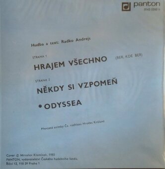 Odyssea – Hrajem všechno / Někdy si vzpomeň (SP) - 2
